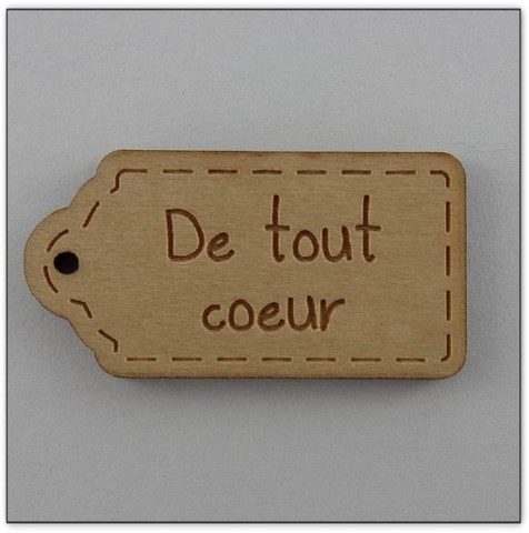 bouton bois au ptit bonheur - la cigogne qui brode