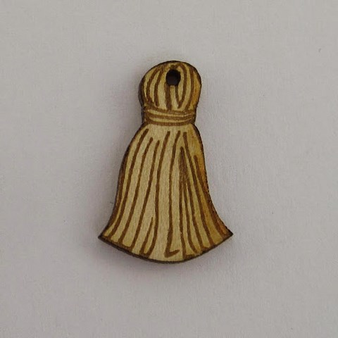 bouton bois au ptit bonheur - la cigogne qui brode
