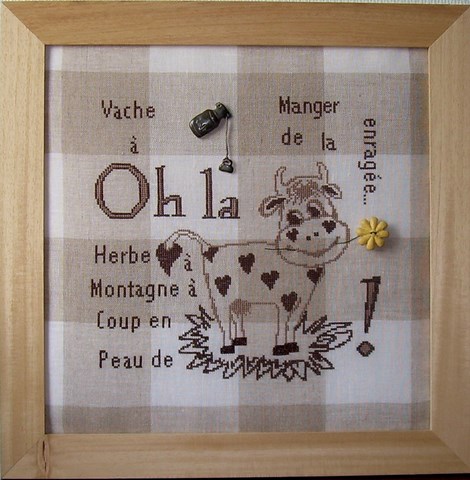 oh la vache la cigogne qui brode