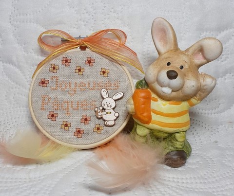 mini tambour paques lapin