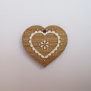 bouton bois au ptit bonheur - la cigogne qui brode