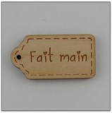 bouton bois au ptit bonheur - la cigogne qui brode