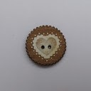 bouton bois au ptit bonheur - la cigogne qui brode