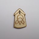 bouton bois au ptit bonheur  la cigogne qui brode