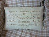 coussin la broderie