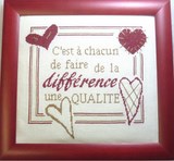 SOLIDARITE BRODERIE LA CIGOGNE QUI BRODE