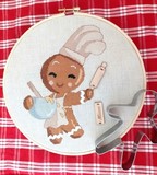 LUKAS Patissier la cigogne qui brode