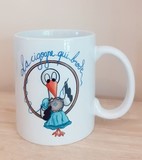 mug la cigogne qui brode