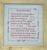 recette de broderie point de croix la cigogne qui brode