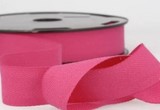 Ruban sergé coton fushia